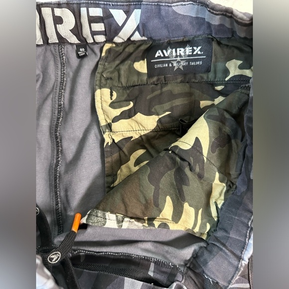 Avirex men’s camouflage camo tactical utility streetwear waist size 40 - Picture 3 of 14